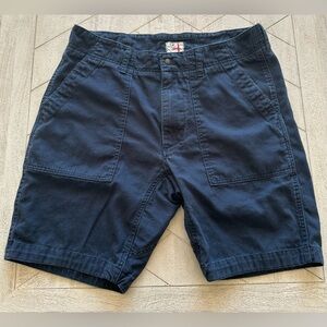 Relwen Organic Cotton Hemp Supply Navy Blue Utility Short Men’s Sz 32 Workwear